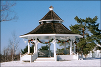 New London, NH - Bandstand - Winter